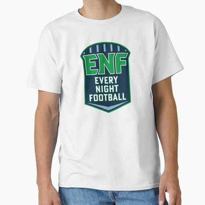 Every Night Football Full Badge Logo T-Shirt - Trendy Graphic Men Women - T-Shirt, Sweatshirt, Hoodie
