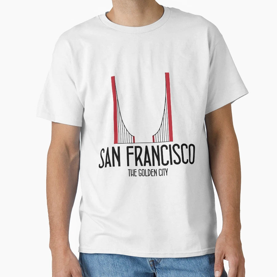 San Francisco T-Shirt - Minimalist Print for Adults - T-Shirt, Sweatshirt, Hoodie