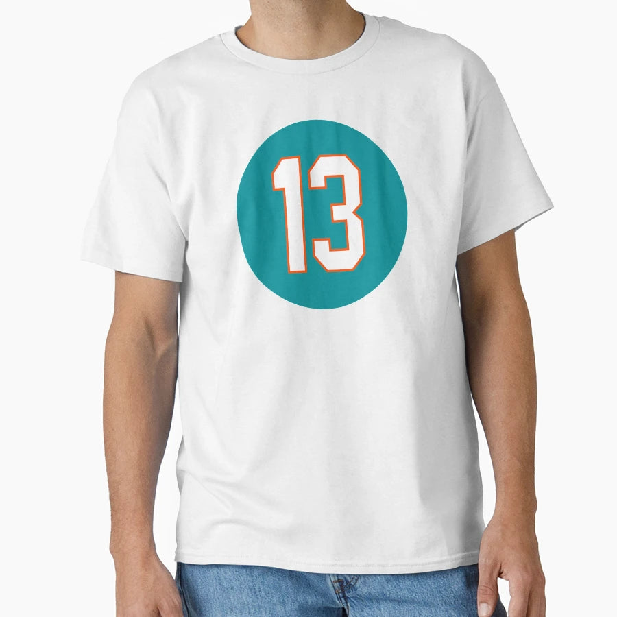 Dan Marino Number 13 Jersey Miami T-Shirt - Graphic Print Men Women - T-Shirt, Sweatshirt, Hoodie