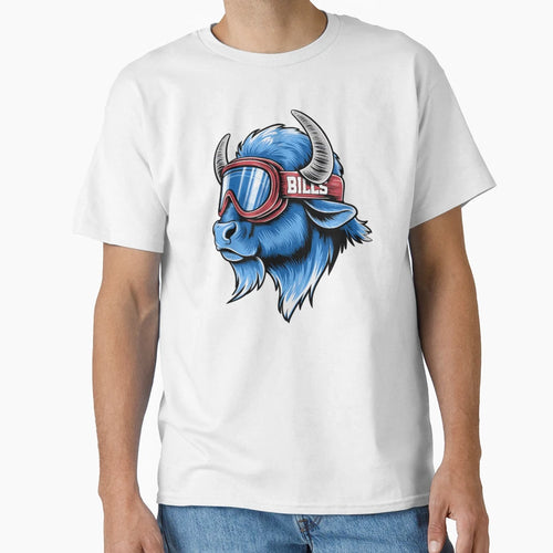 Bills Ski Buffalo T-Shirt - Trendy Graphic for Adults - T-Shirt, Sweatshirt, Hoodie
