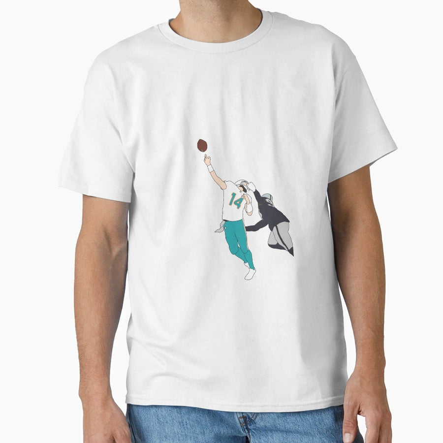 Miami Dolphins Ryan Fitzpatrick T-Shirt - Custom Art Print for Adults - T-Shirt, Sweatshirt, Hoodie