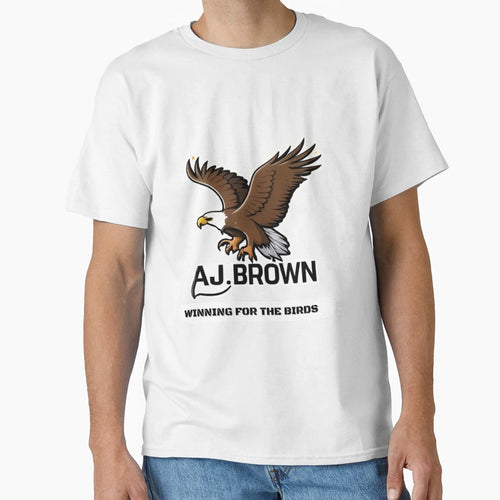 Aj Brown Eagle T-Shirt - Graphic Print Unisex - T-Shirt, Sweatshirt, Hoodie