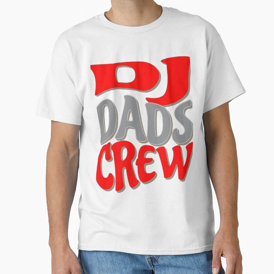 Dj Dads Crew Music Inspired And Edgy T-Shirt - Minimalist Print for Adults - T-Shirt, Sweatshirt, Hoodie