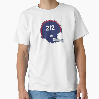 New York Giants 212 Helmet T-Shirt - Minimalist Print for Adults - T-Shirt, Sweatshirt, Hoodie