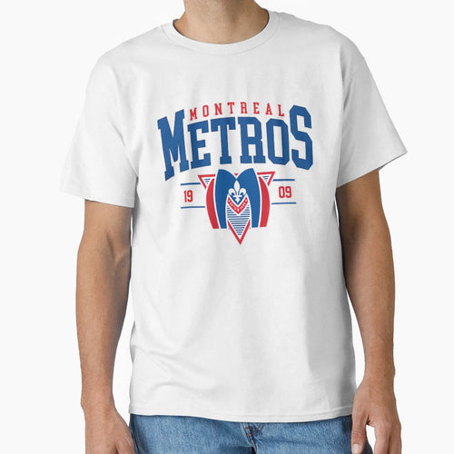 Montreal Metros Hockey Team Hollander T-Shirt - Novelty Apparel for Adults - T-Shirt, Sweatshirt, Hoodie