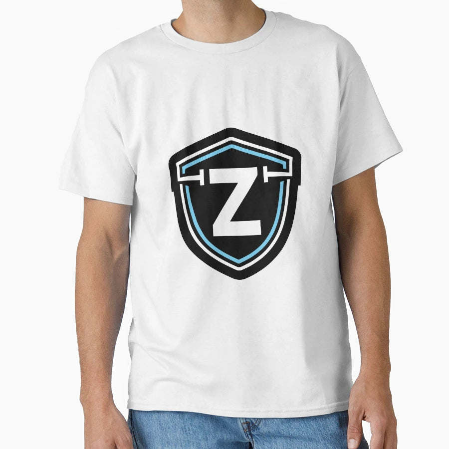 Illustration Letter Z Esports Shield T-Shirt - Novelty Apparel for Adults - T-Shirt, Sweatshirt, Hoodie