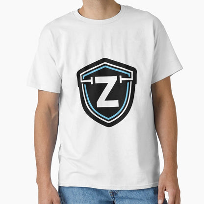 Illustration Letter Z Esports Shield T-Shirt - Novelty Apparel for Adults - T-Shirt, Sweatshirt, Hoodie