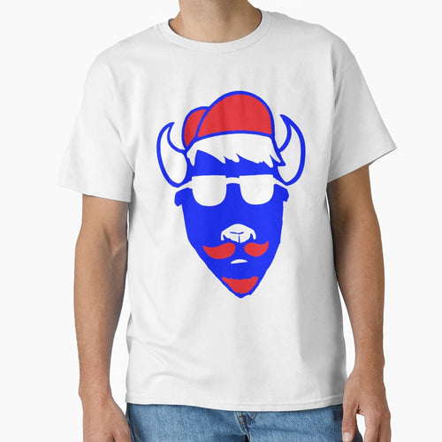 Hipster Buffalo T-Shirt - Novelty Apparel for Adults - T-Shirt, Sweatshirt, Hoodie