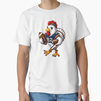 Thanksgiving Football Turkey T-Shirt - Novelty Apparel for Adults - T-Shirt, Sweatshirt, Hoodie