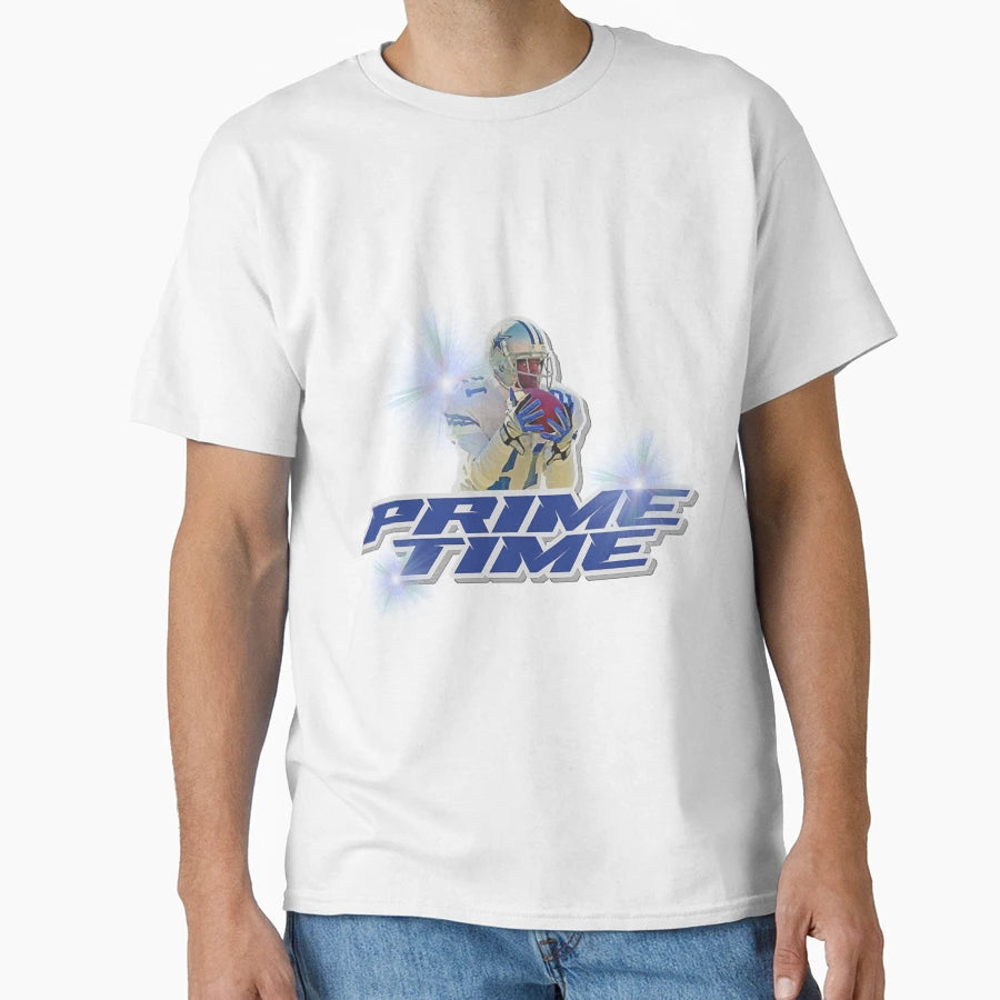 Prime Time Deion Sanders T-Shirt - Novelty Apparel for Adults - T-Shirt, Sweatshirt, Hoodie