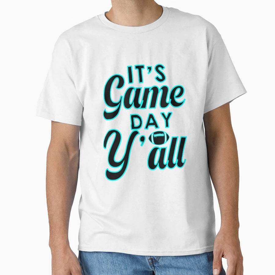 Its Game Day Yall Football Game Day Rugby T-Shirt - Unique Graphic Unisex - T-Shirt, Sweatshirt, Hoodie