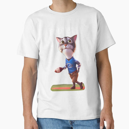 Cat Football T-Shirt - Fun Novelty Design Men Women - T-Shirt, Sweatshirt, Hoodie
