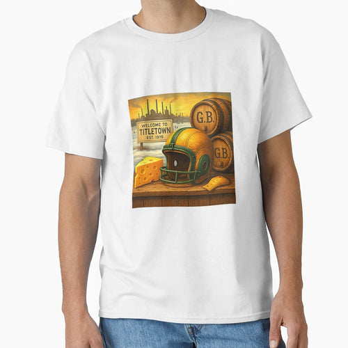 Green Bay Fan Art T-Shirt - Unique Graphic Unisex - T-Shirt, Sweatshirt, Hoodie