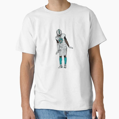 Jaylen Waddle T-Shirt - Custom Art Print Unisex - T-Shirt, Sweatshirt, Hoodie