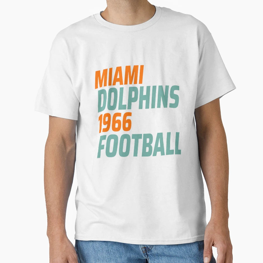 Miami Dolphins 1966 T-Shirt - Fun Novelty Design for Adults - T-Shirt, Sweatshirt, Hoodie