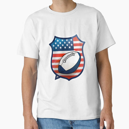 Usa American Football T-Shirt - Graphic Print Men Women - T-Shirt, Sweatshirt, Hoodie