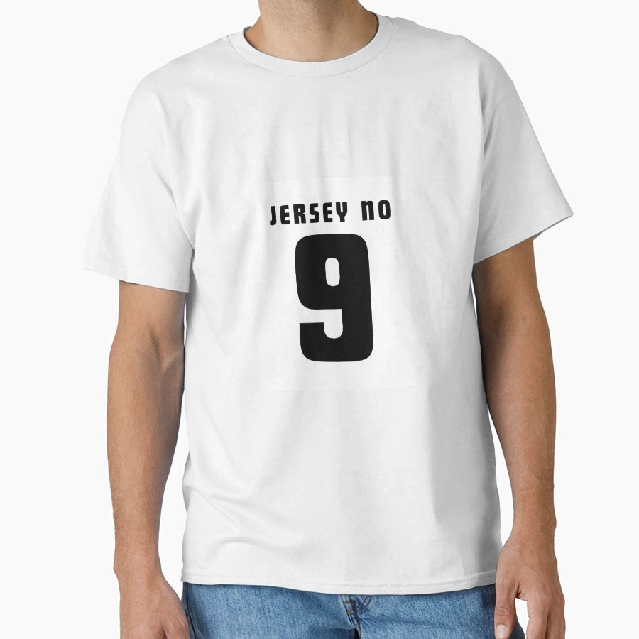 Jersey No 9 T-Shirt - Custom Art Print for Adults - T-Shirt, Sweatshirt, Hoodie