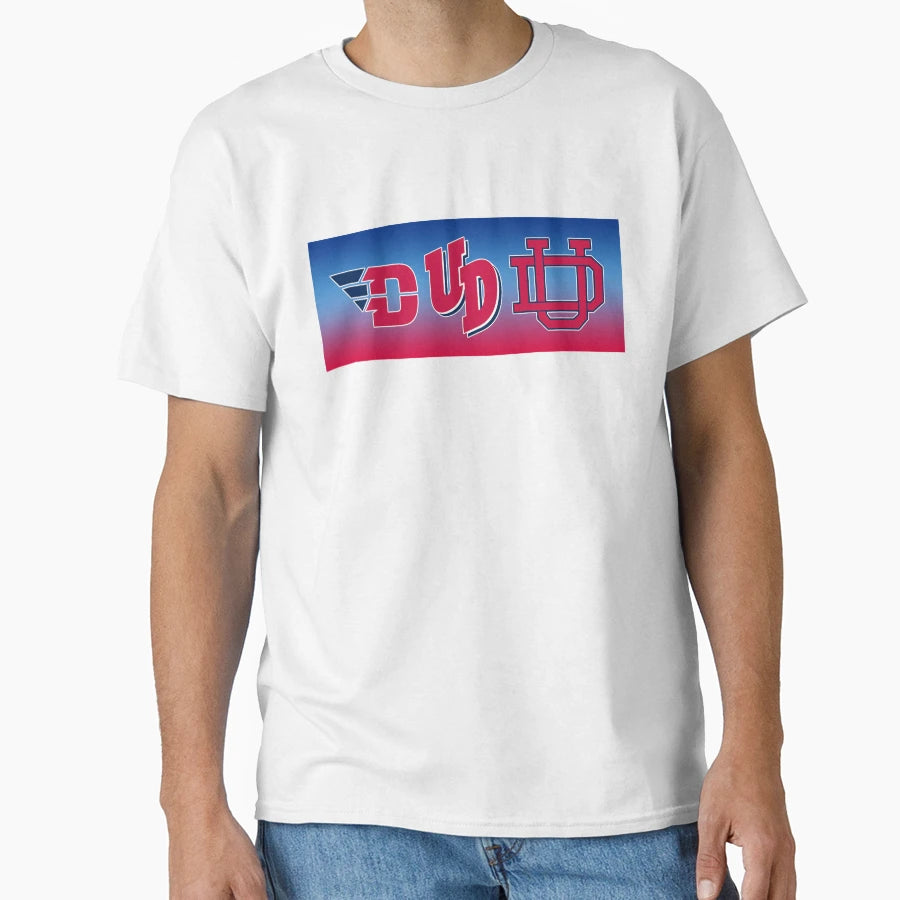 University Dayton Red White And Blue T-Shirt - Unique Graphic Men Women - T-Shirt, Sweatshirt, Hoodie