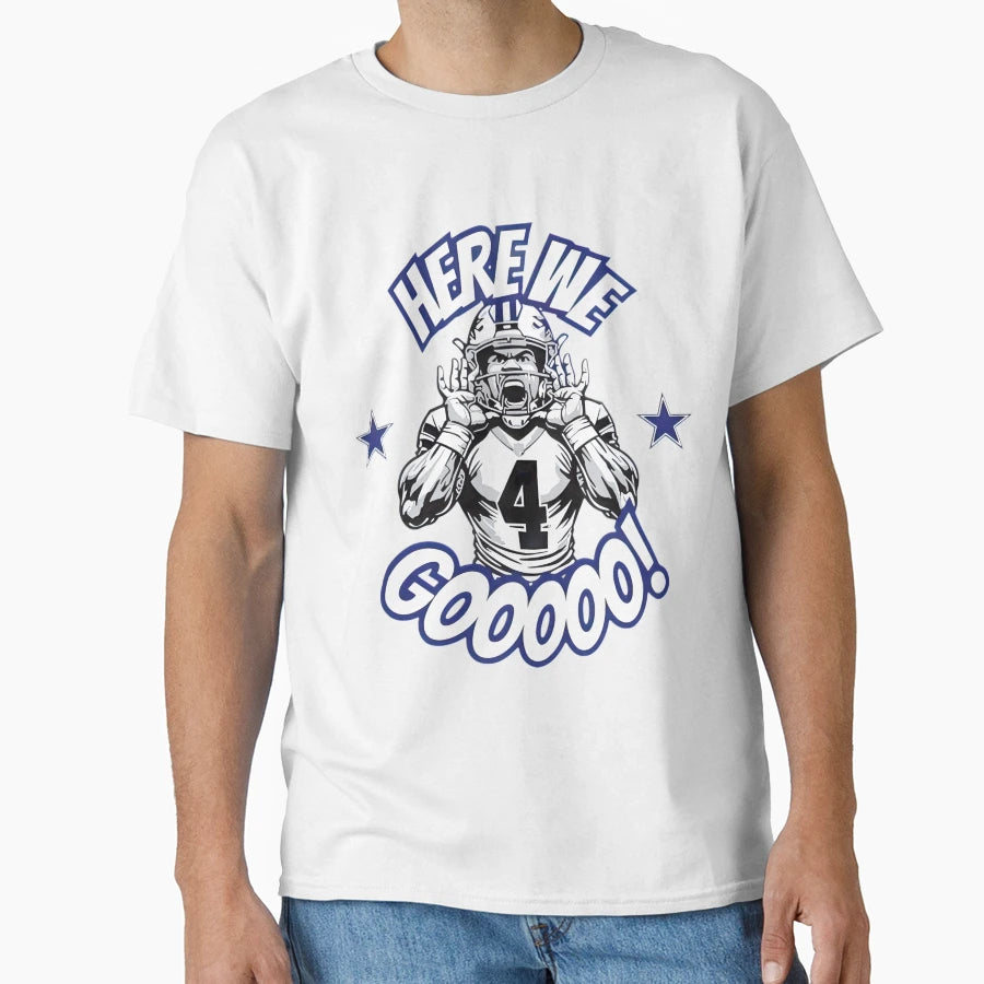 Gooo Football Fan Art T-Shirt - Novelty Apparel for Adults - T-Shirt, Sweatshirt, Hoodie