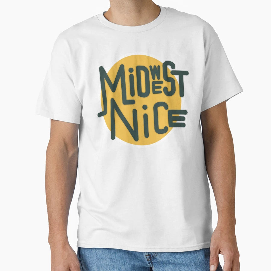 Midwest Nice T-Shirt - Minimalist Print Men Women - T-Shirt, Sweatshirt, Hoodie