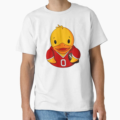 Football Player Rubber Duck T-Shirt - Unique Graphic Men Women - T-Shirt, Sweatshirt, Hoodie