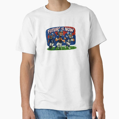 Giants Trio Jaxson Dart Malik Nabers Cam T-Shirt - Unique Graphic Unisex - T-Shirt, Sweatshirt, Hoodie