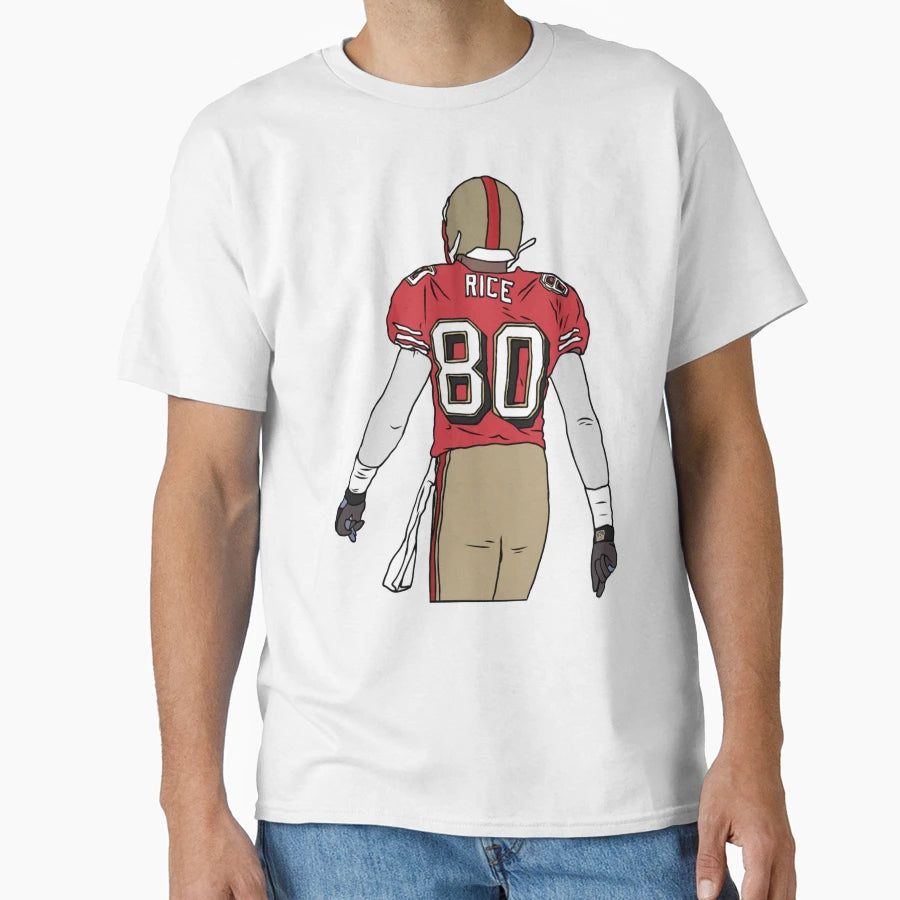 Jerry Rice Back To T-Shirt - Graphic Print Unisex - T-Shirt, Sweatshirt, Hoodie