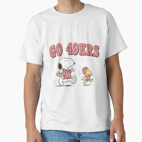 Snoopy Woodstock Football Fun T-Shirt - Minimalist Print for Adults - T-Shirt, Sweatshirt, Hoodie