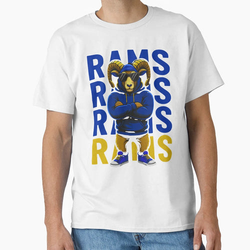 Rams Whose House Ram Game Day T-Shirt - Aesthetic Graphic Men Women - T-Shirt, Sweatshirt, Hoodie
