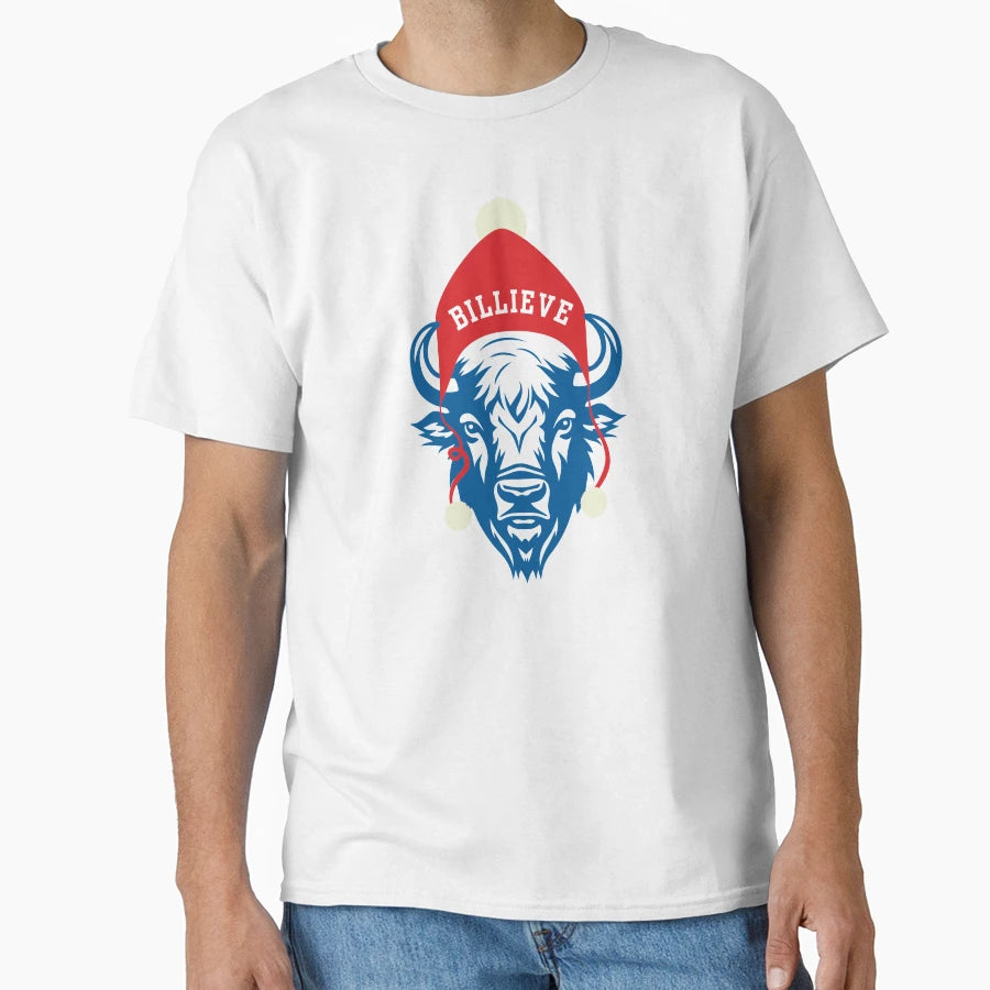 I Billieve Blue And Red Buffalo Bills T-Shirt - Novelty Apparel Unisex - T-Shirt, Sweatshirt, Hoodie
