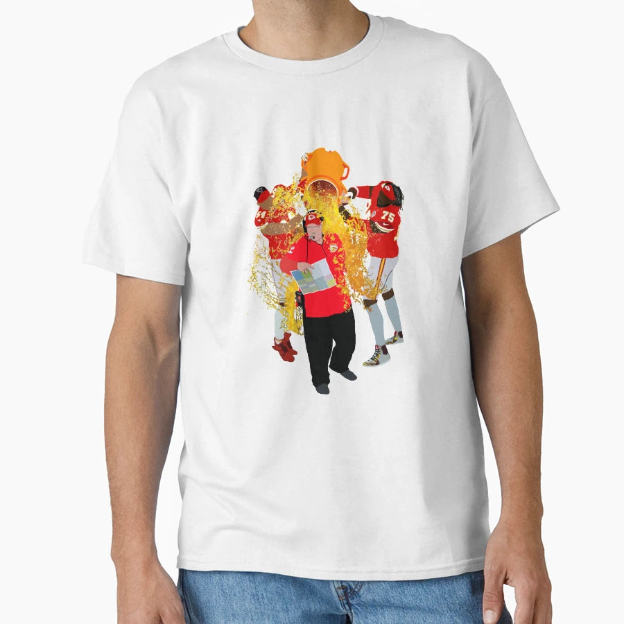 Kansas City Chiefs Bucket Dump T-Shirt - Novelty Apparel Men Women - T-Shirt, Sweatshirt, Hoodie