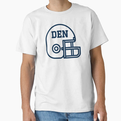 Denver Helmet Football Den Broncos T-Shirt - Aesthetic Graphic Unisex - T-Shirt, Sweatshirt, Hoodie