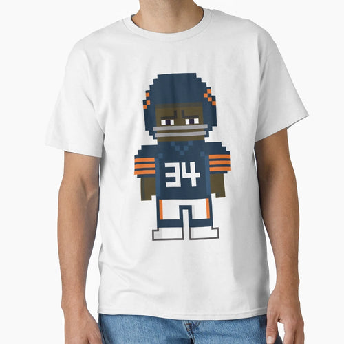 Pixel Navy Walter Payton Sweetness T-Shirt - Custom Art Print Unisex - T-Shirt, Sweatshirt, Hoodie