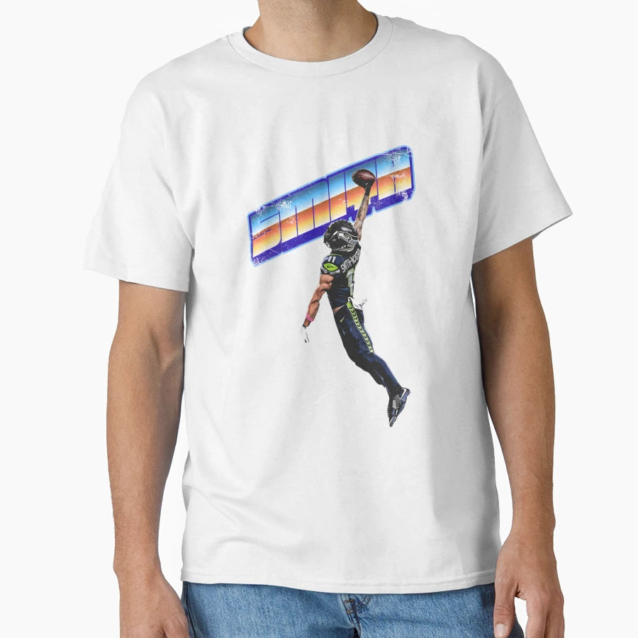 Jaxon Smith Njigba Posterized T-Shirt - Casual Everyday Wear for Adults - T-Shirt, Sweatshirt, Hoodie