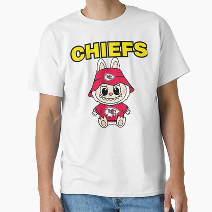 Labubu Football Chiefs T-Shirt - Fun Novelty Design Men Women - T-Shirt, Sweatshirt, Hoodie