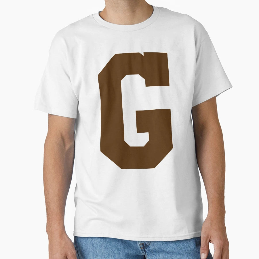 Alphabet Brown G Sports Letter G T-Shirt - Streetwear Style Unisex - T-Shirt, Sweatshirt, Hoodie