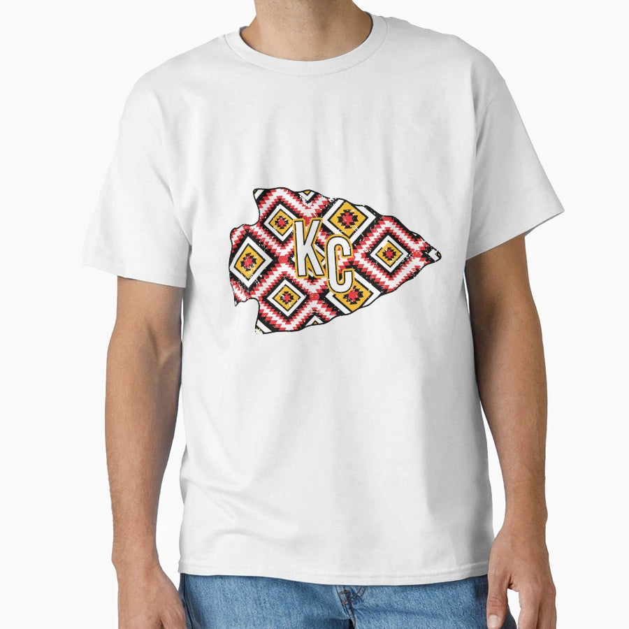 Kc Football Aztec T-Shirt - Fun Novelty Design for Adults - T-Shirt, Sweatshirt, Hoodie