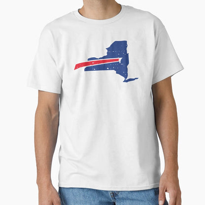 Buffalo New York T-Shirt - Custom Art Print Unisex - T-Shirt, Sweatshirt, Hoodie