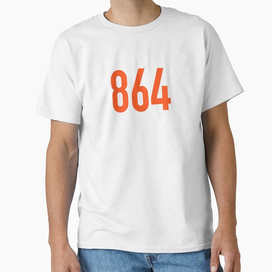 864 Area Code Orange T-Shirt - Aesthetic Graphic Men Women - T-Shirt, Sweatshirt, Hoodie