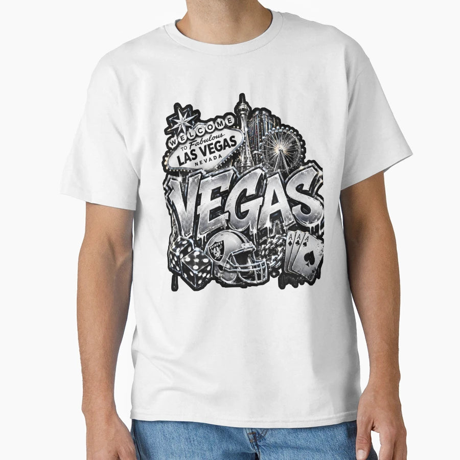 Vegas T-Shirt - Unique Graphic for Adults - T-Shirt, Sweatshirt, Hoodie