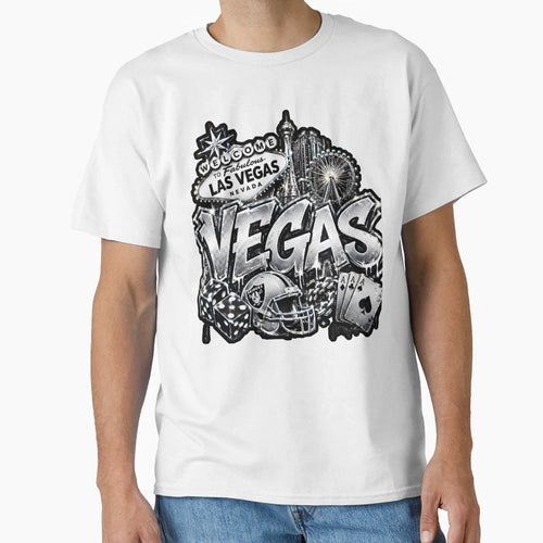 Vegas T-Shirt - Unique Graphic for Adults - T-Shirt, Sweatshirt, Hoodie