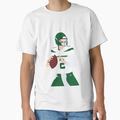 Zach Wilson 2 Jets T-Shirt - Minimalist Print for Adults - T-Shirt, Sweatshirt, Hoodie