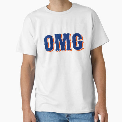 Says Omg New York Funny Gift Baseball Fan T-Shirt - Graphic Print Men Women - T-Shirt, Sweatshirt, Hoodie
