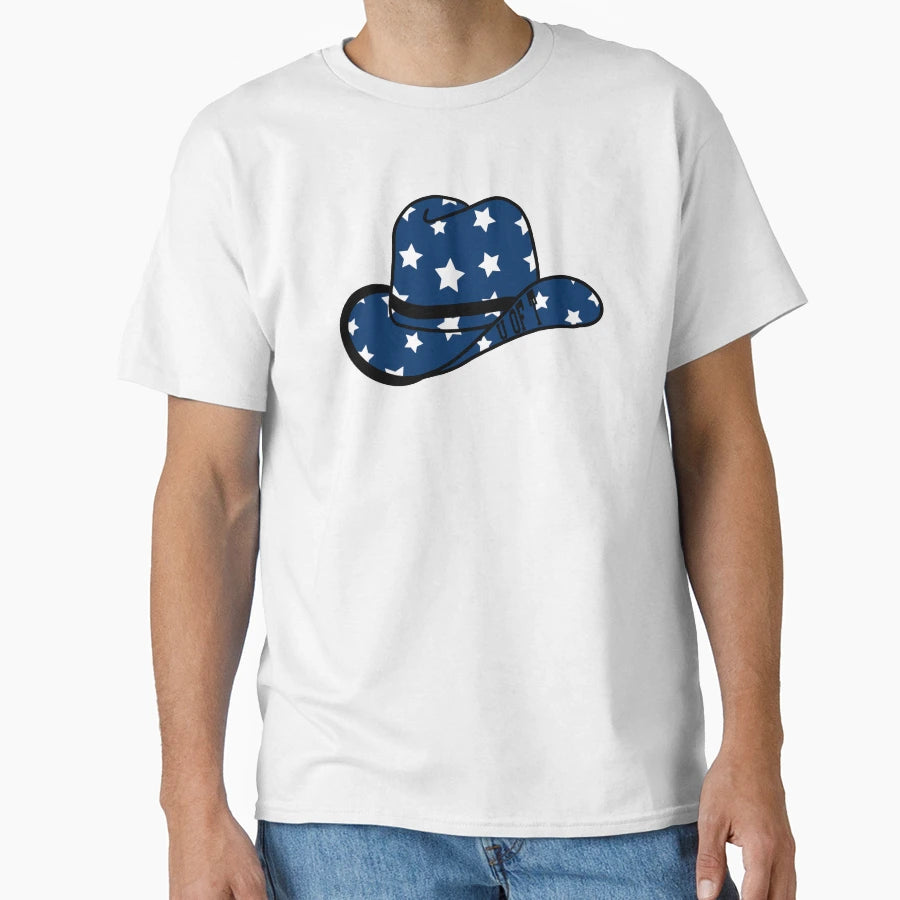 Blue University Toronto Cowboy Hat T-Shirt - Trendy Graphic for Adults - T-Shirt, Sweatshirt, Hoodie