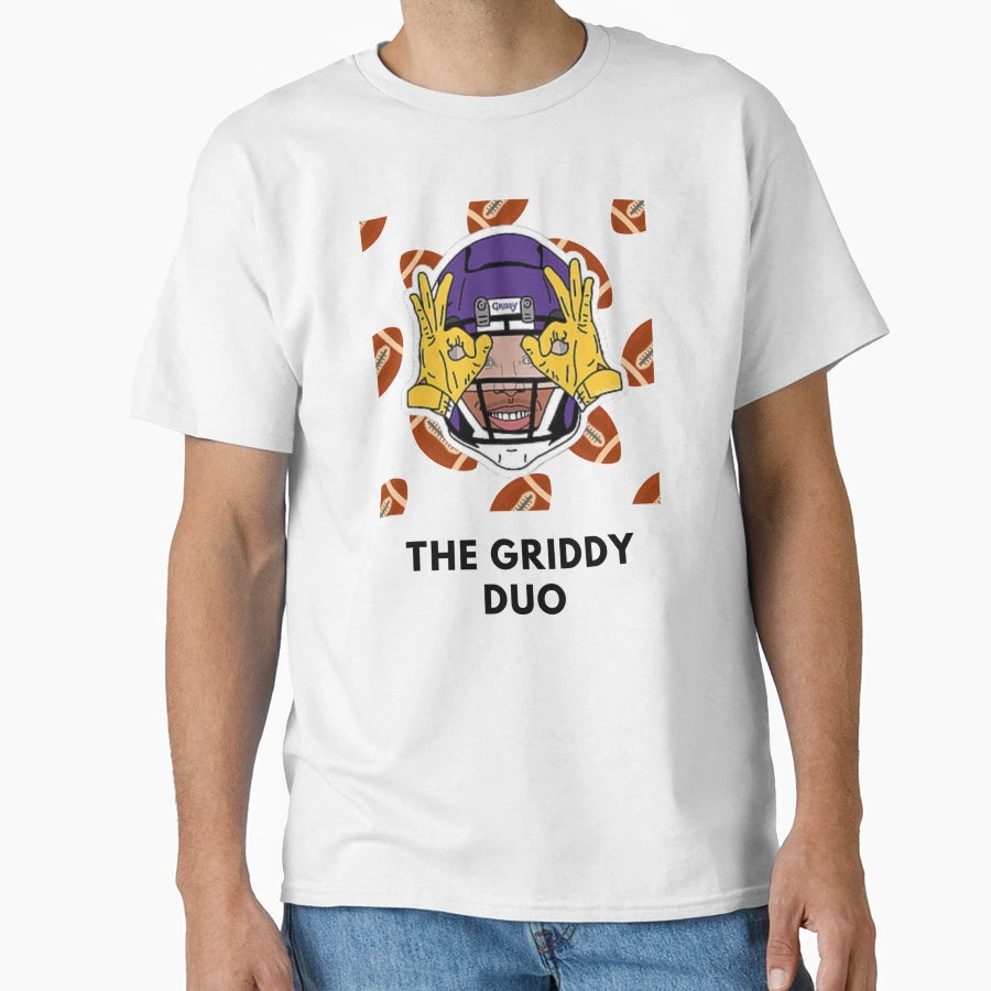 Griddy Duo T-Shirt - Aesthetic Graphic for Adults - T-Shirt, Sweatshirt, Hoodie