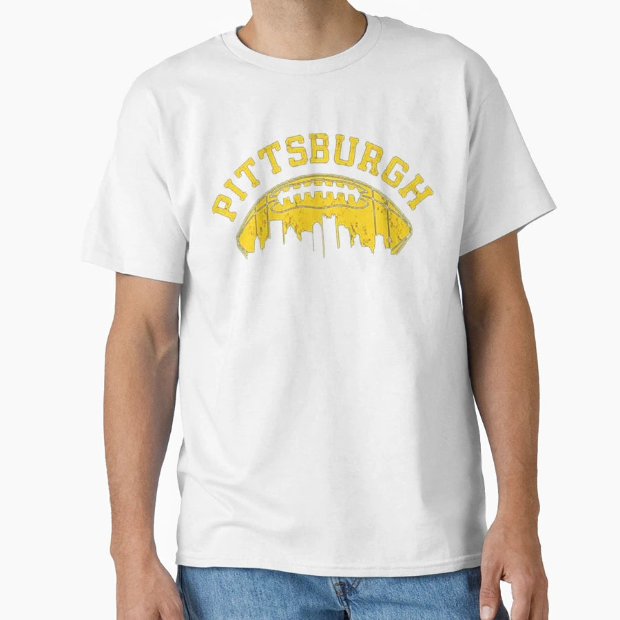Pittsburgh Football 1 T-Shirt - Fun Novelty Design Men Women - T-Shirt, Sweatshirt, Hoodie