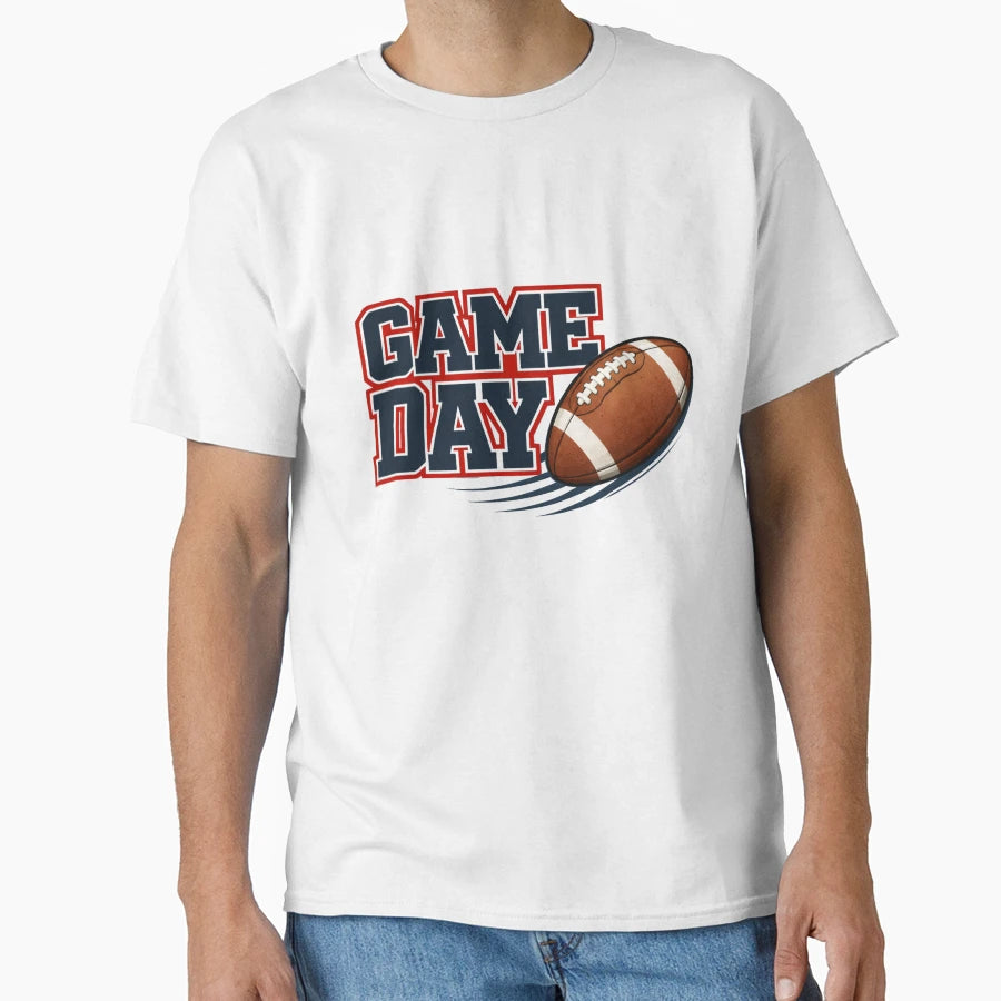 Game Day Football T-Shirt - Casual Everyday Wear for Adults - T-Shirt, Sweatshirt, Hoodie
