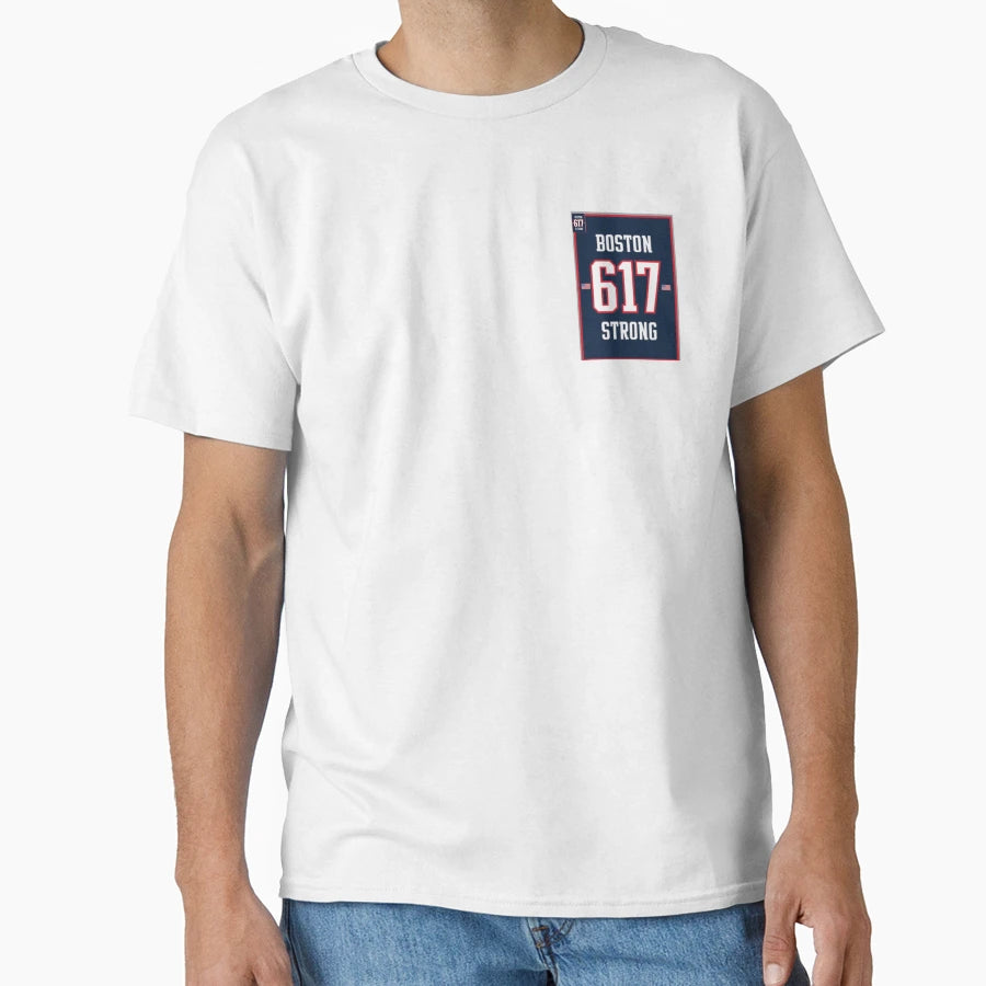 617 Boston Strong Support Your Heroes T-Shirt - Fun Novelty Design Unisex - T-Shirt, Sweatshirt, Hoodie