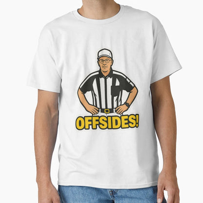 American Football Referee Offsides T-Shirt - Aesthetic Graphic Unisex - T-Shirt, Sweatshirt, Hoodie