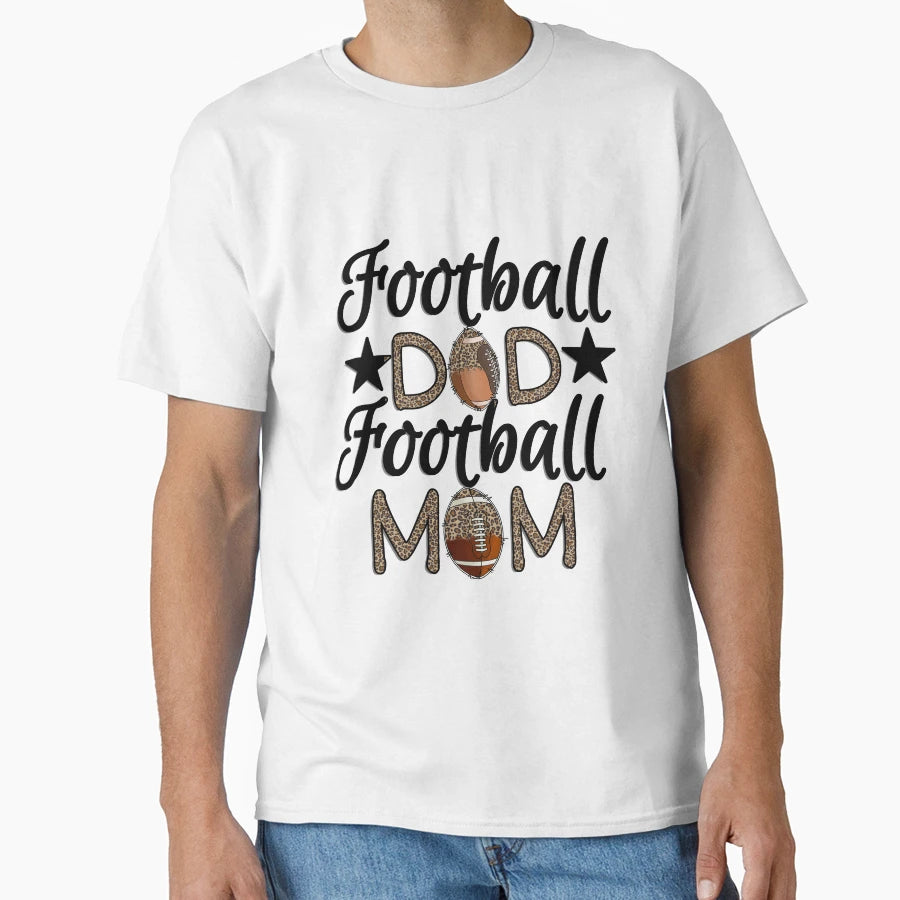 Funny Football Leopard Png Sublimation T-Shirt - Fun Novelty Design Unisex - T-Shirt, Sweatshirt, Hoodie